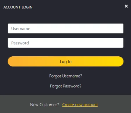 Login form